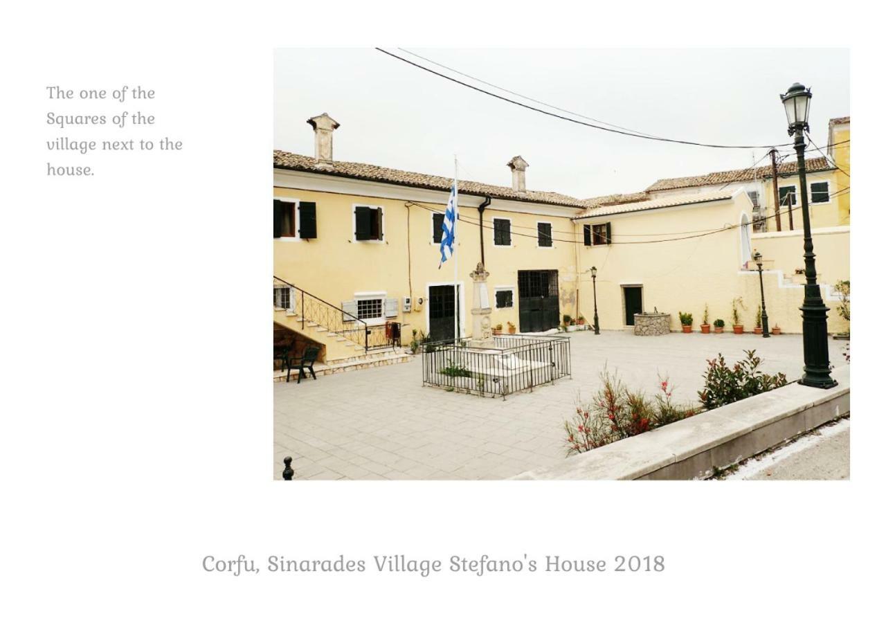 Country Traditional House In Corfu Village, Greece Sinarádes Eksteriør billede